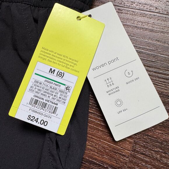 NWT All in Motion Boys M Performance Jogger & Active Light Pants Black Sz 8 Lot - Picture 7 of 16